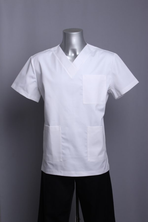 men's blouse AJANT white